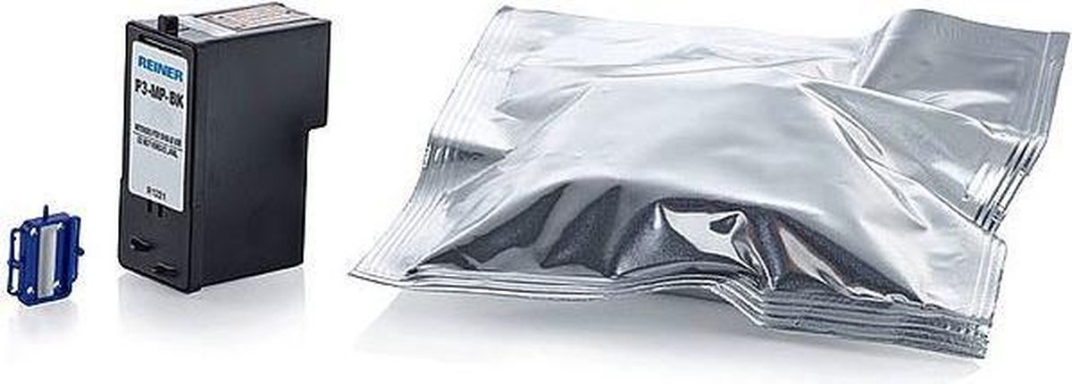 Reiner P3-MP3-BK inktjetpatroon voor metaal en kunststof | Reiner 940 MP en Reiner 970 MP | zwart